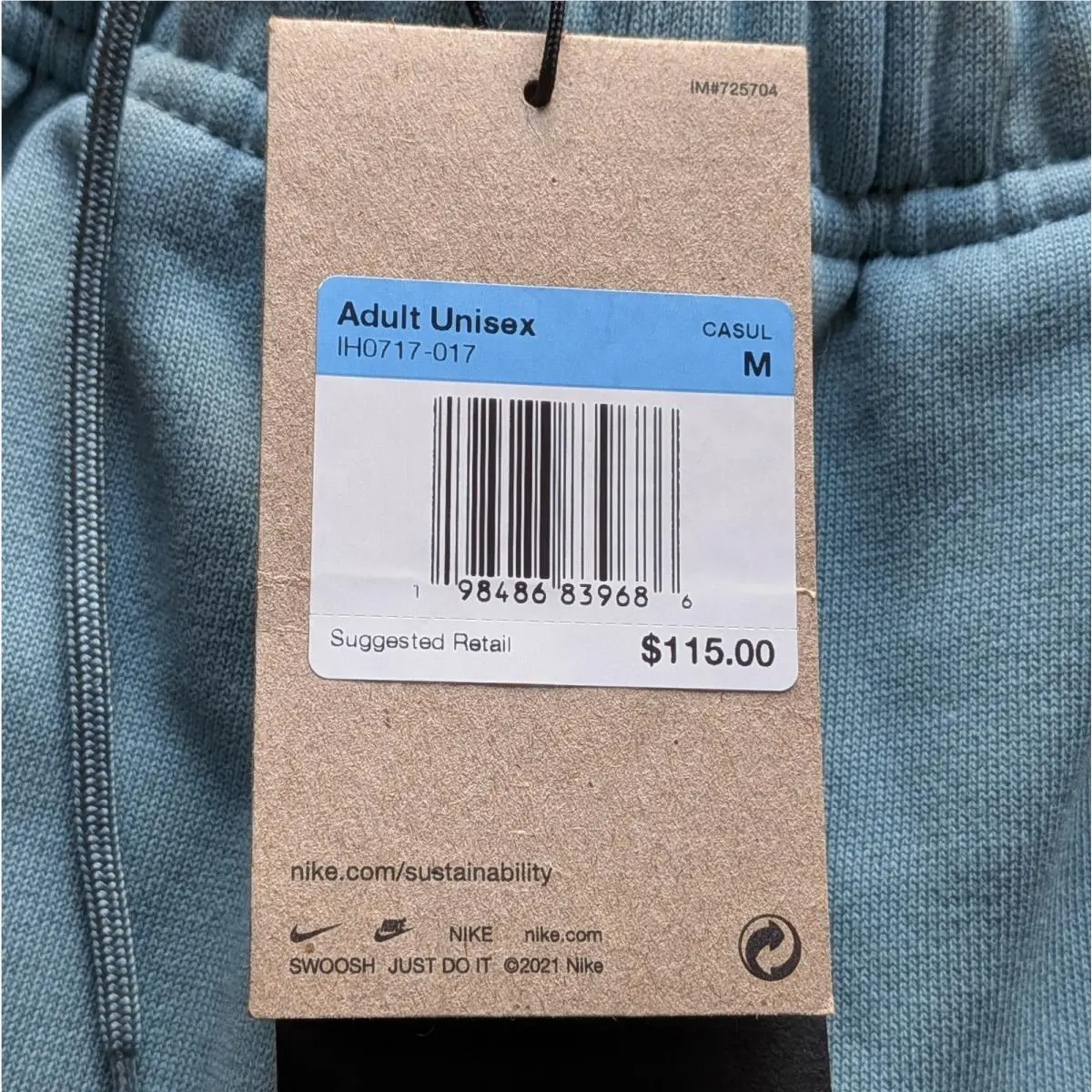 Nike clothing - Nike ACG Tuff - ACG Tuff - IH0717-017 - Blue, Manufacturer: Cannon/Summit White (UPC: 198486839686) 4