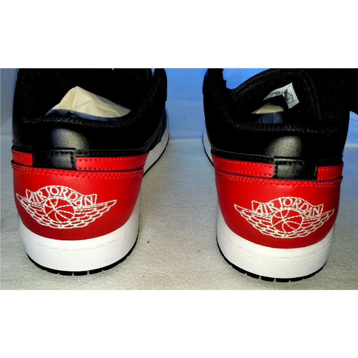 Nike shoes - Air Jordan 1 Low - Air Low - Black, Varsity Red, Summit White 5