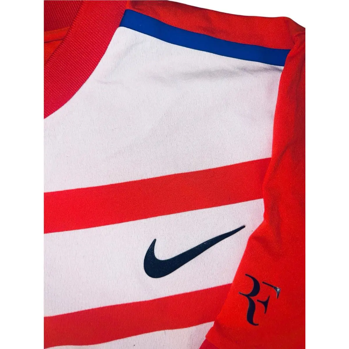 Nike clothing - Nike Roger Federer - Roger Federer - Light Crimson / White (UPC: 091203140082) 1