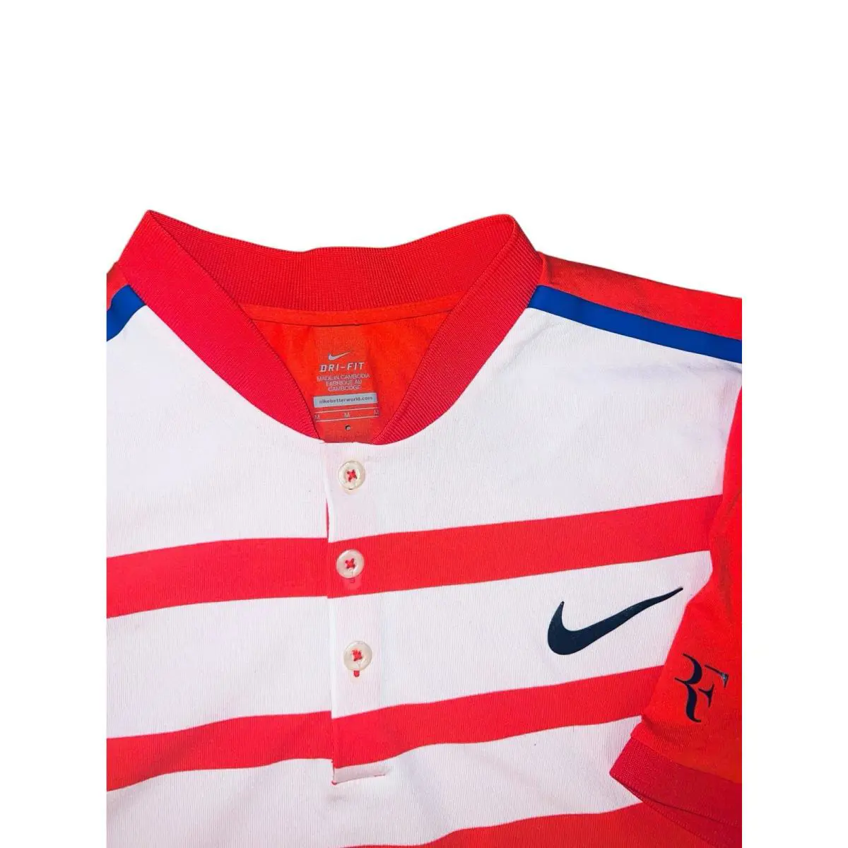 Nike clothing - Nike Roger Federer - Roger Federer - Light Crimson / White (UPC: 091203140082) 2