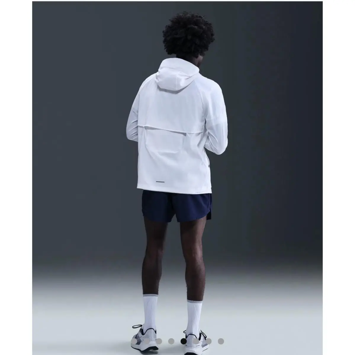 Nike clothing - Nike Impossibly Light Men`s Hooded Running Jacket - HQ4267-100 - White 3