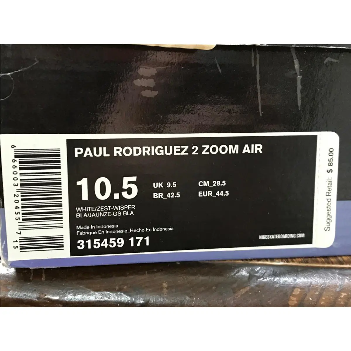 Nike shoes - Nike Paul Rodriguez 2 - Paul Rodriguez - 315459-171 - White 2