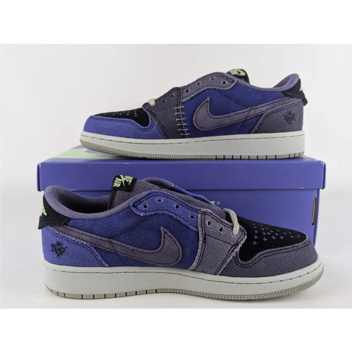 Nike shoes - Air Jordan 1 Low - Air Low - IH2725-500 - Regency Purple/Vapor Green-Black-Dark Raisin-Daybreak-Light Silve 0