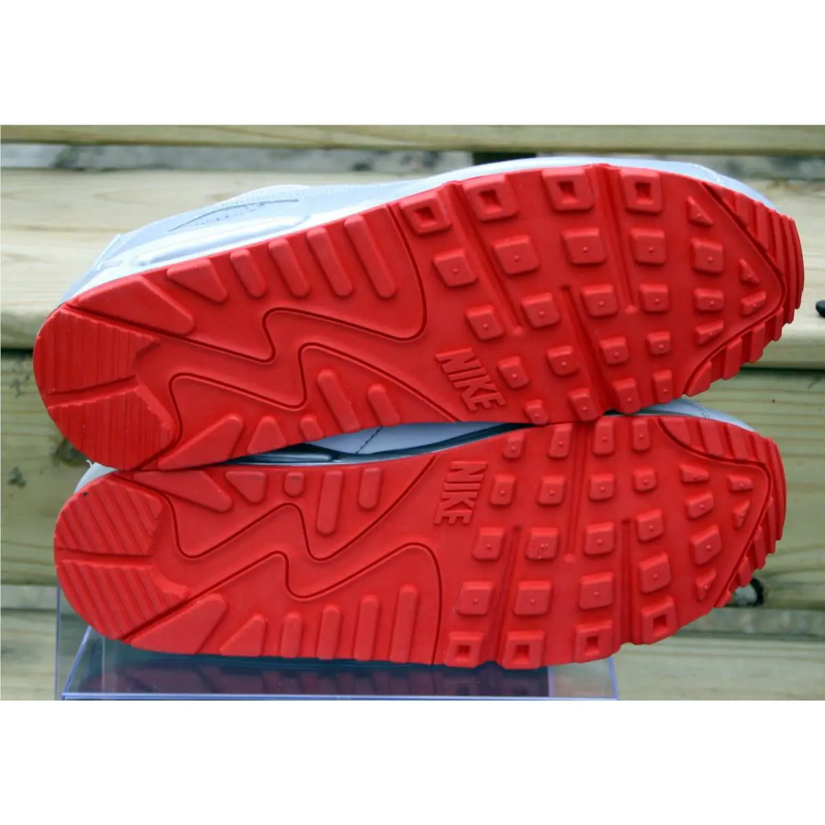 Nike shoes - Nike Air Max 90 - Air Max - 325018-009 - Metallic silver/metallic silver/sport red (UPC: 666003245703) 5