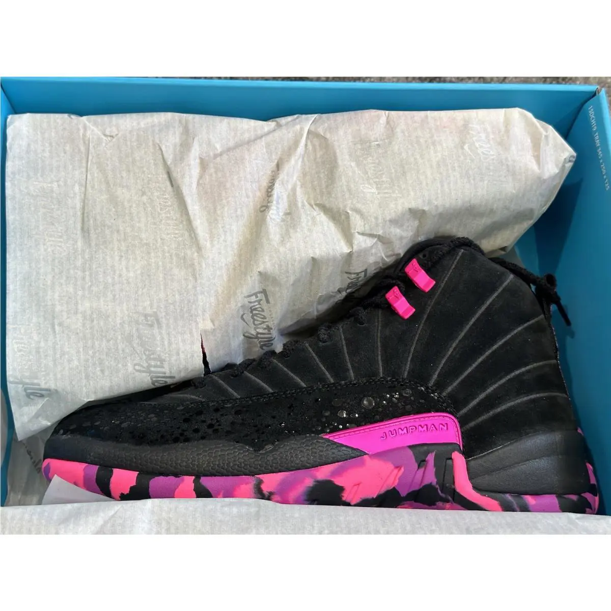 Nike shoes - Air Jordan Air Jordan 12 Retro - AH6987023 - Black/Hyper Violet-Pink Blast 8