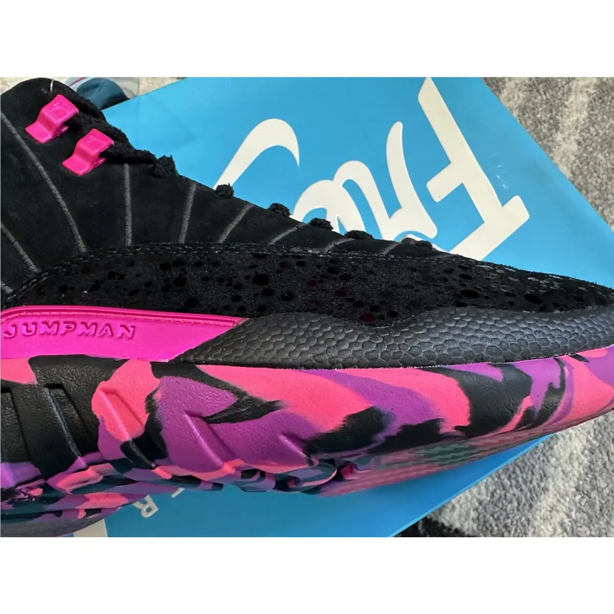 Nike shoes - Air Jordan Air Jordan 12 Retro - AH6987023 - Black/Hyper Violet-Pink Blast 6