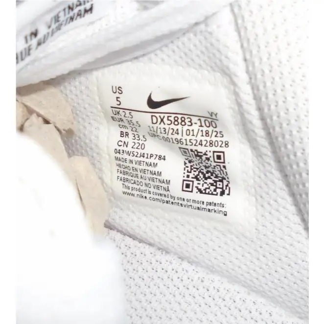 Nike shoes - Nike Air Force 1 - Air Force - DX5883-100 - White 8