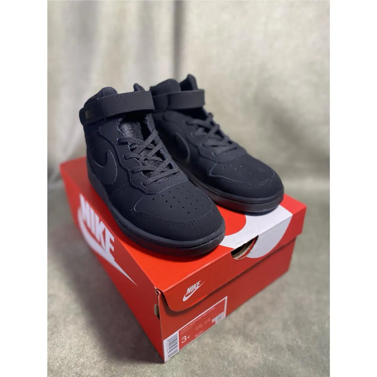 Nike shoes - Nike Court Borough Mid 2 - CW5868 CW5868-001 - Black 1