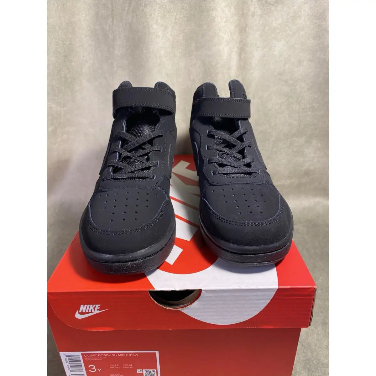 Nike shoes - Nike Court Borough Mid 2 - CW5868 CW5868-001 - Black 3