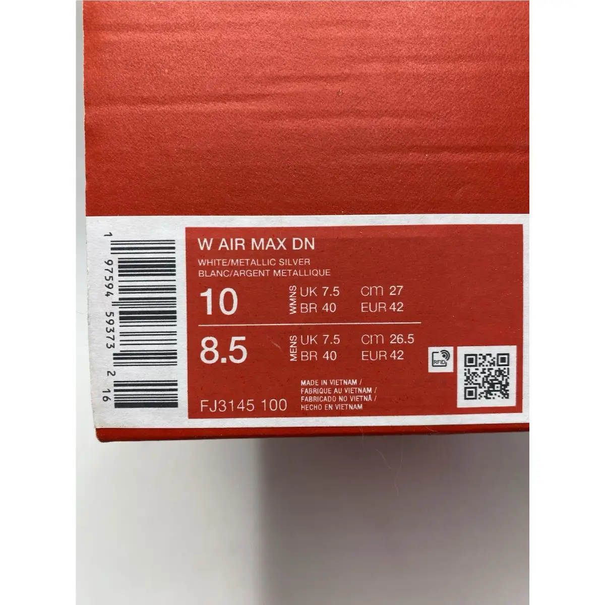 Nike shoes - Nike Air Max DN - Air Max - FJ3145 100 - White/Metallic Silver (UPC: 197594593732) 6