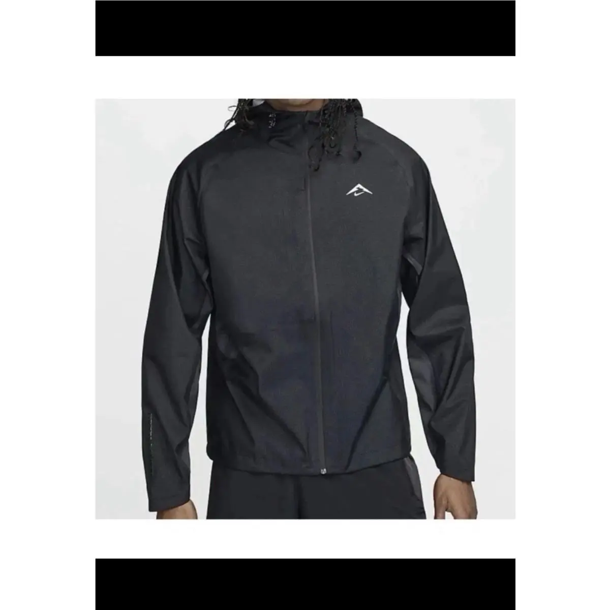 Nike Cosmic Peaks Men`s Storm-fit Adv Running Jacket FZ1084-010 Mens Size M