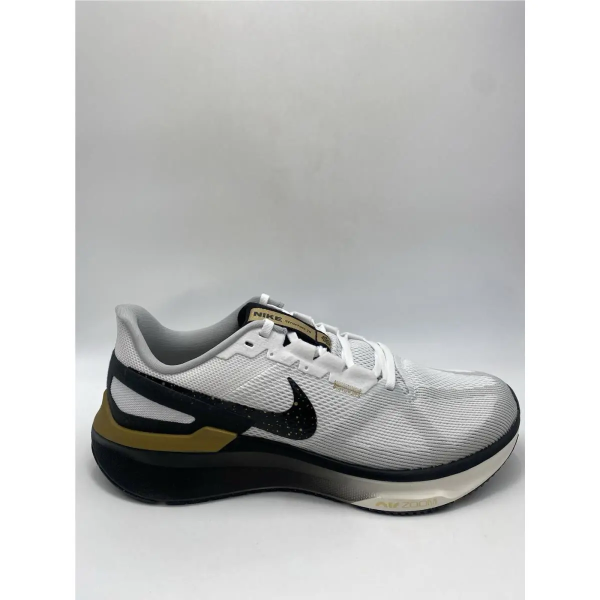 Nike shoes - Nike Air Zoom Structure - Air Zoom Structure - HQ3660 100 - White/Black-Metallic Gold (UPC: 197601903707) 0