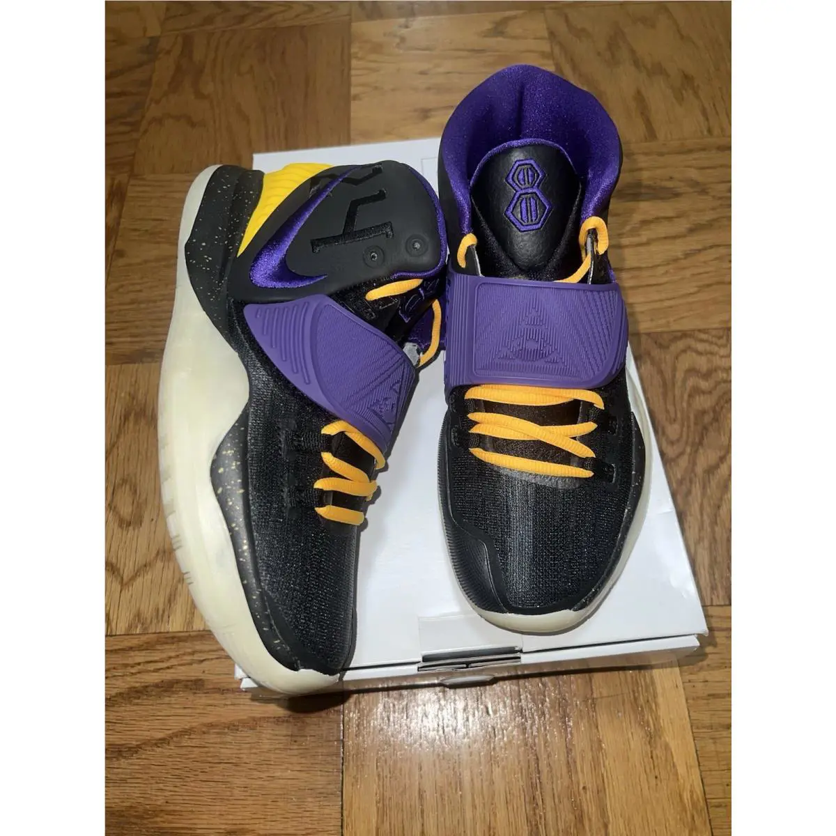 Nike shoes - Nike Kyrie 6 - Kyrie - Black Purple Yellow 10