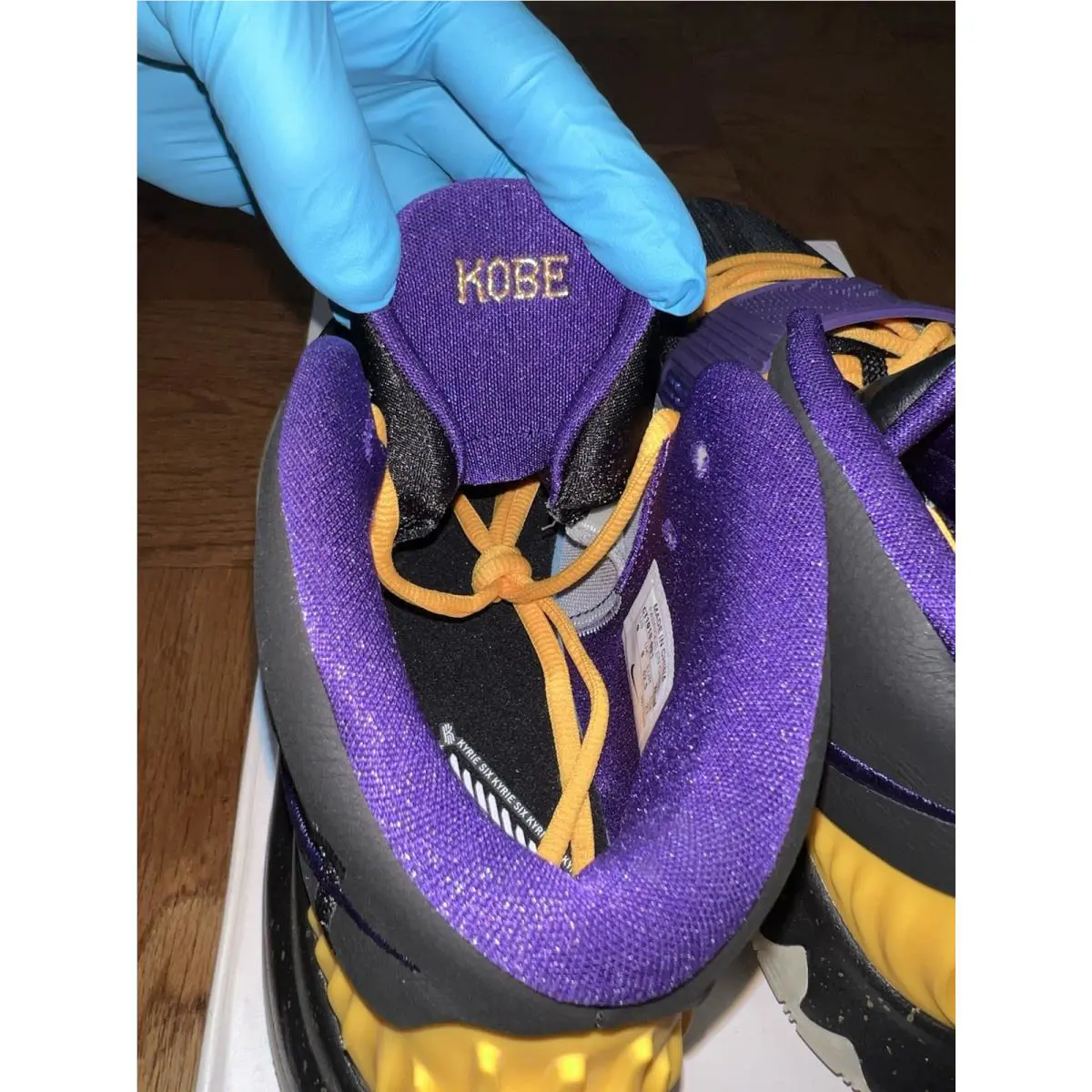 Nike shoes - Nike Kyrie 6 - Kyrie - Black Purple Yellow 4