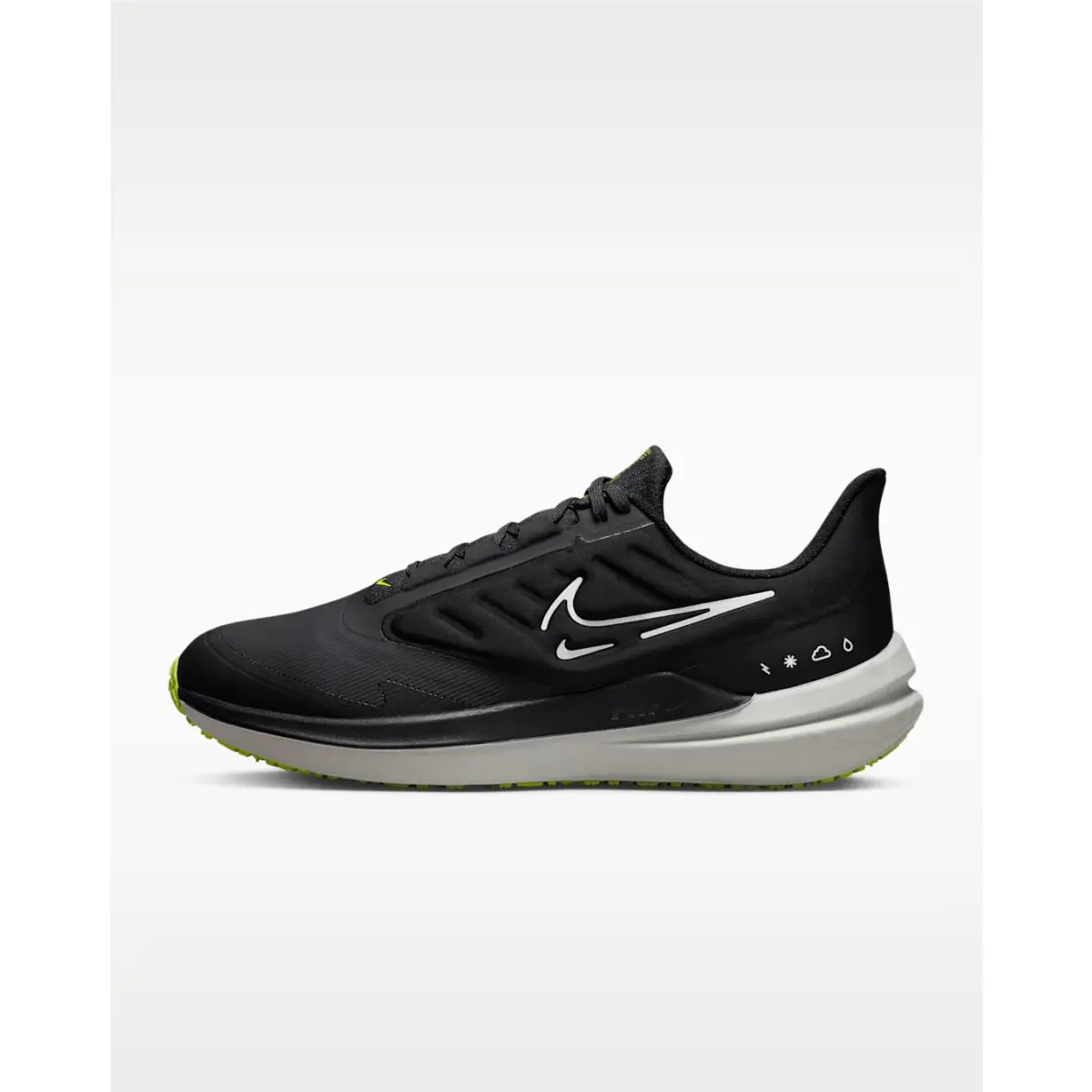 Nike shoes - Nike Air Winflo Shield - Air Winflo Shield - DM1106 001 - Black, White, Smoke Grey, Volt 0
