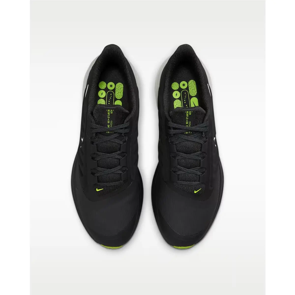 Nike shoes - Nike Air Winflo Shield - Air Winflo Shield - DM1106 001 - Black, White, Smoke Grey, Volt 2