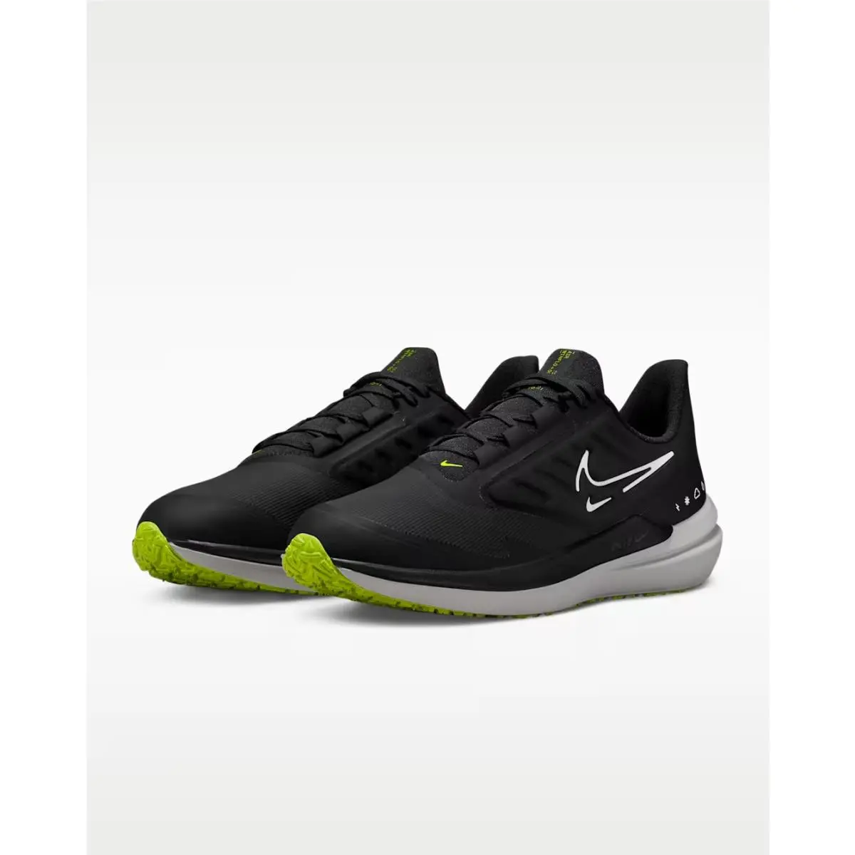Nike shoes - Nike Air Winflo Shield - Air Winflo Shield - DM1106 001 - Black, White, Smoke Grey, Volt 3