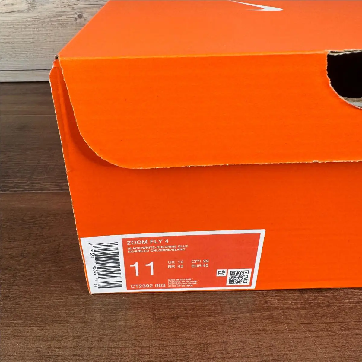 Nike shoes - Nike Zoom Fly 4 - Zoom Fly - CT2392-003 - Black (UPC: 195868950441) 6