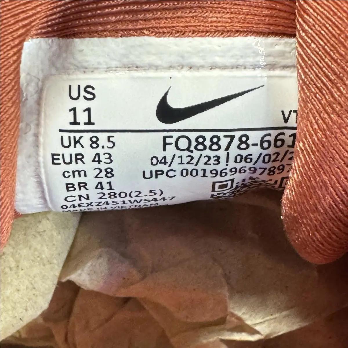 Nike shoes - Nike Air Vapormax Plus - Air Vapormax Plus - FQ8878-661 - Cedar/Rugged Orange 4
