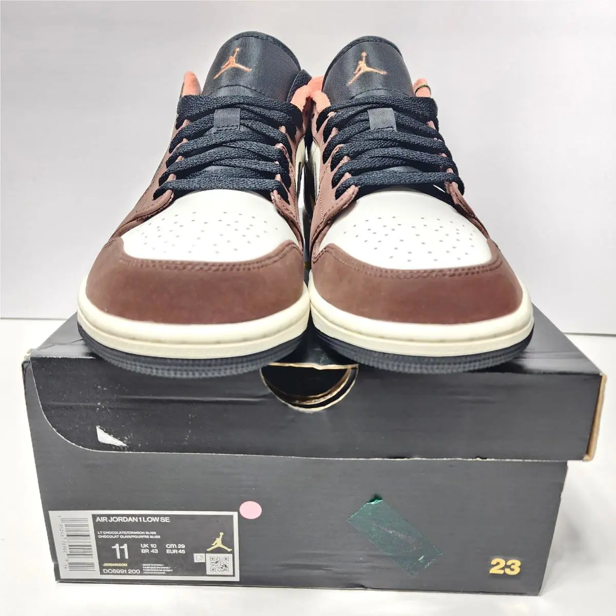Nike shoes - Air Jordan 1 - Air - DC6991-200 - Brown, Manufacturer: Light Chocolate/Crimson Bliss (UPC: 0195243739043) 0