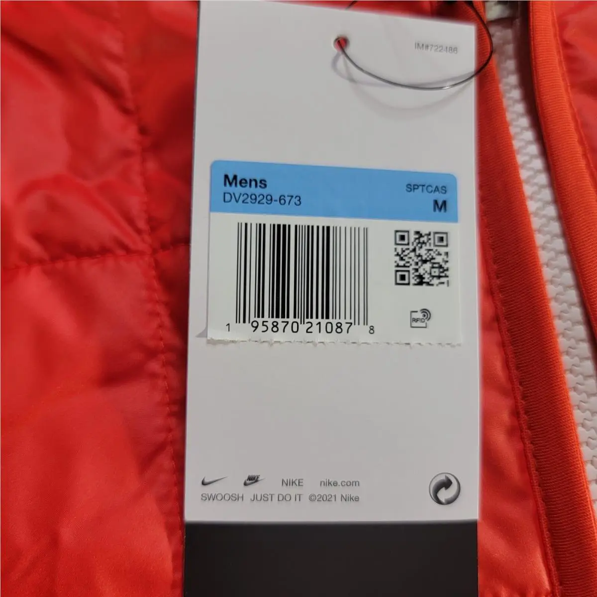 Nike clothing - DV2929-673 - DV2929673 - Red (UPC: 195870210878) 3