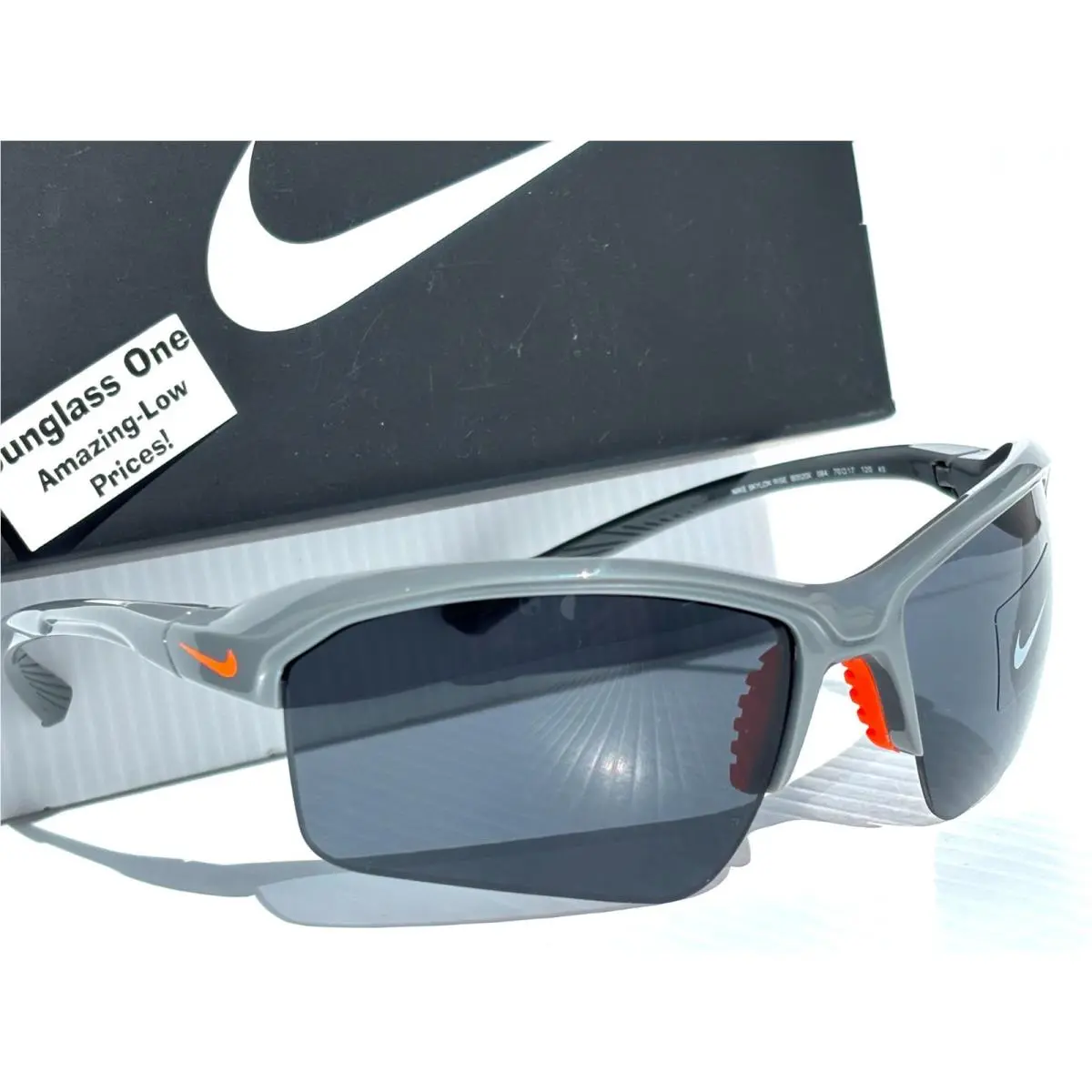 Nike Skylon Rise Smoke Grey Frame Max Grey Lens Sunglass IB3520X 084