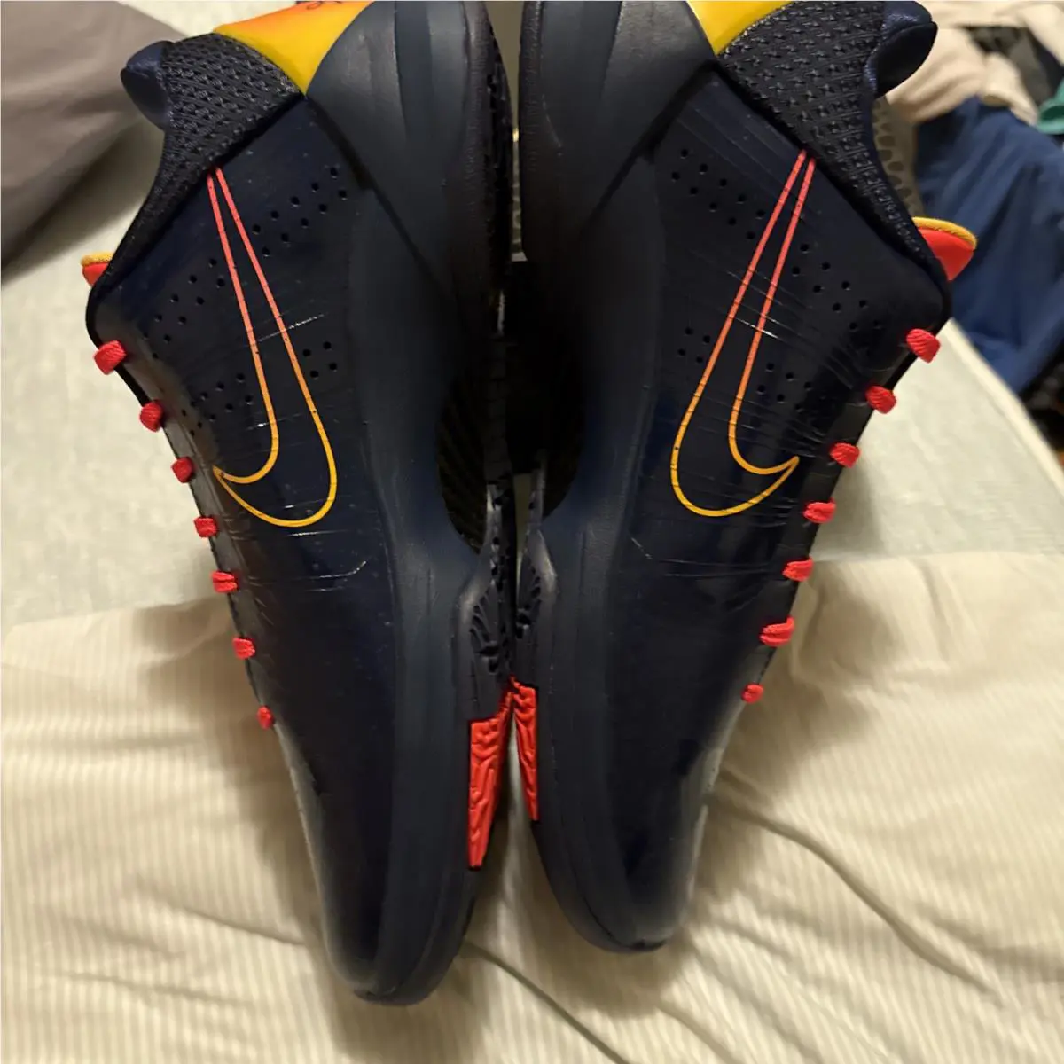 Nike shoes - Kobe V Protro - Kobe Protro - MIDNIGHT NAVY/orange-yellow 0