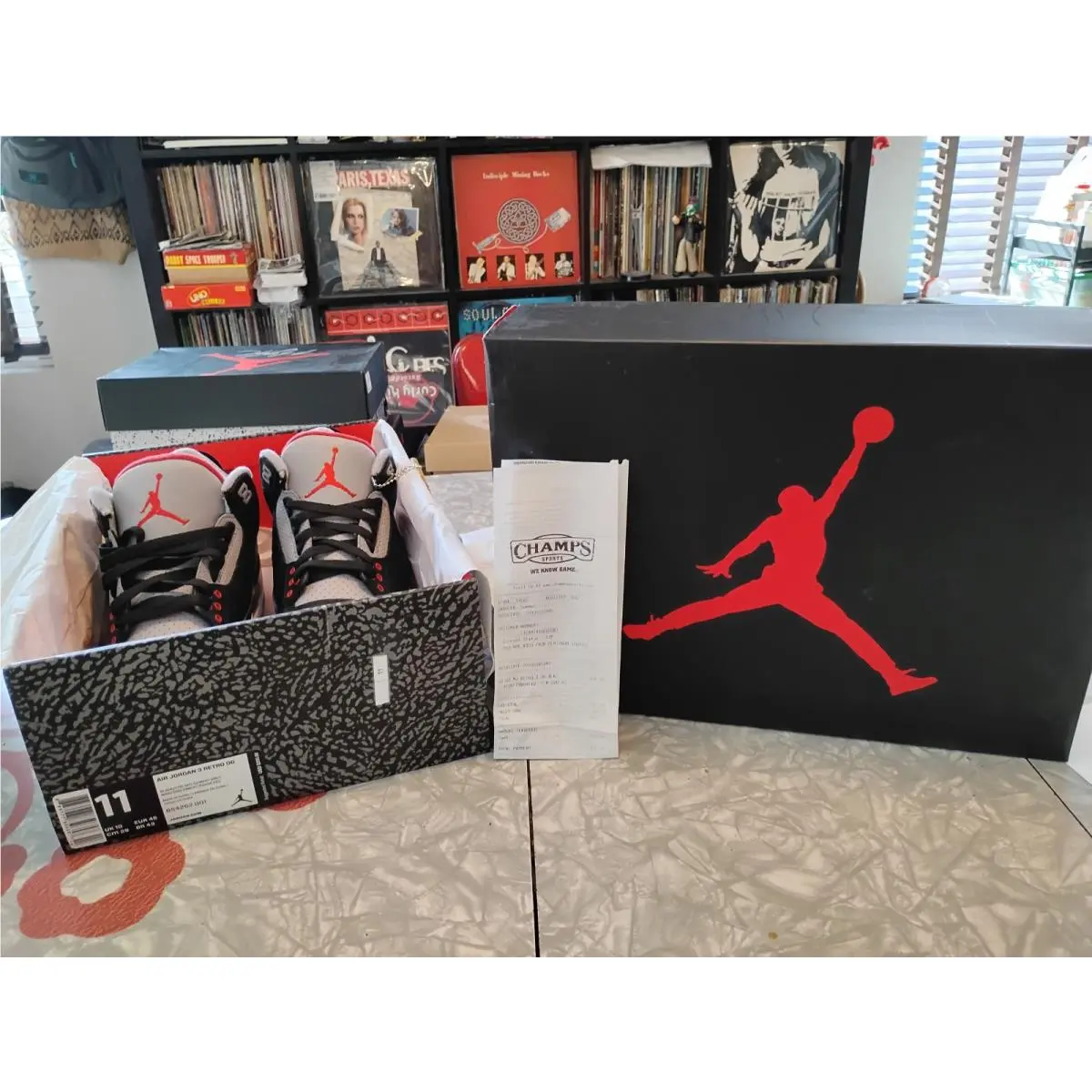 Nike shoes - Air Jordan 3 - Air - 854262-001 - Black 2