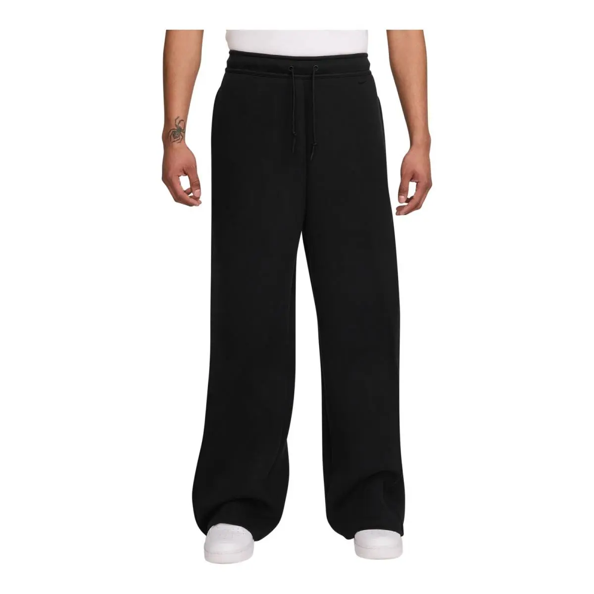 Mens Nike Tech Fleece Loose Fit Open Hem Pants_black/black HV6541-010-SIZE S