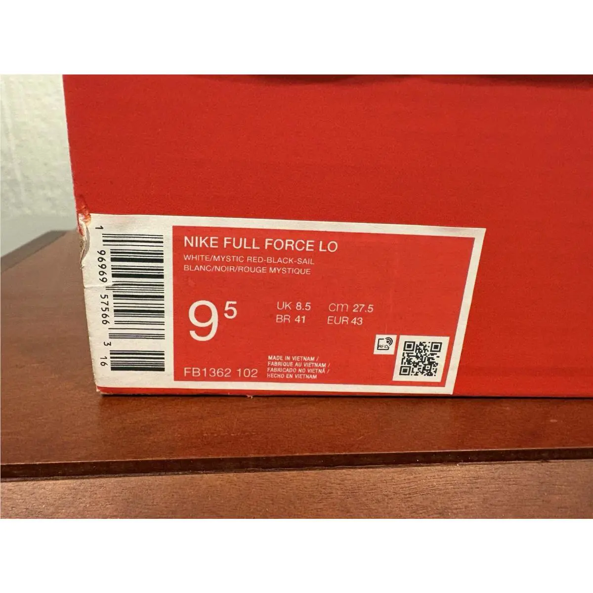 Nike shoes - Nike Full Force - Full Force - White (UPC: 0196969575663) 1