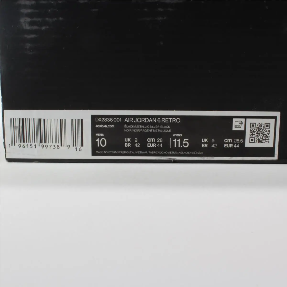 Nike shoes - Air Jordan 6 - Air - DX2836-001 - Black 2