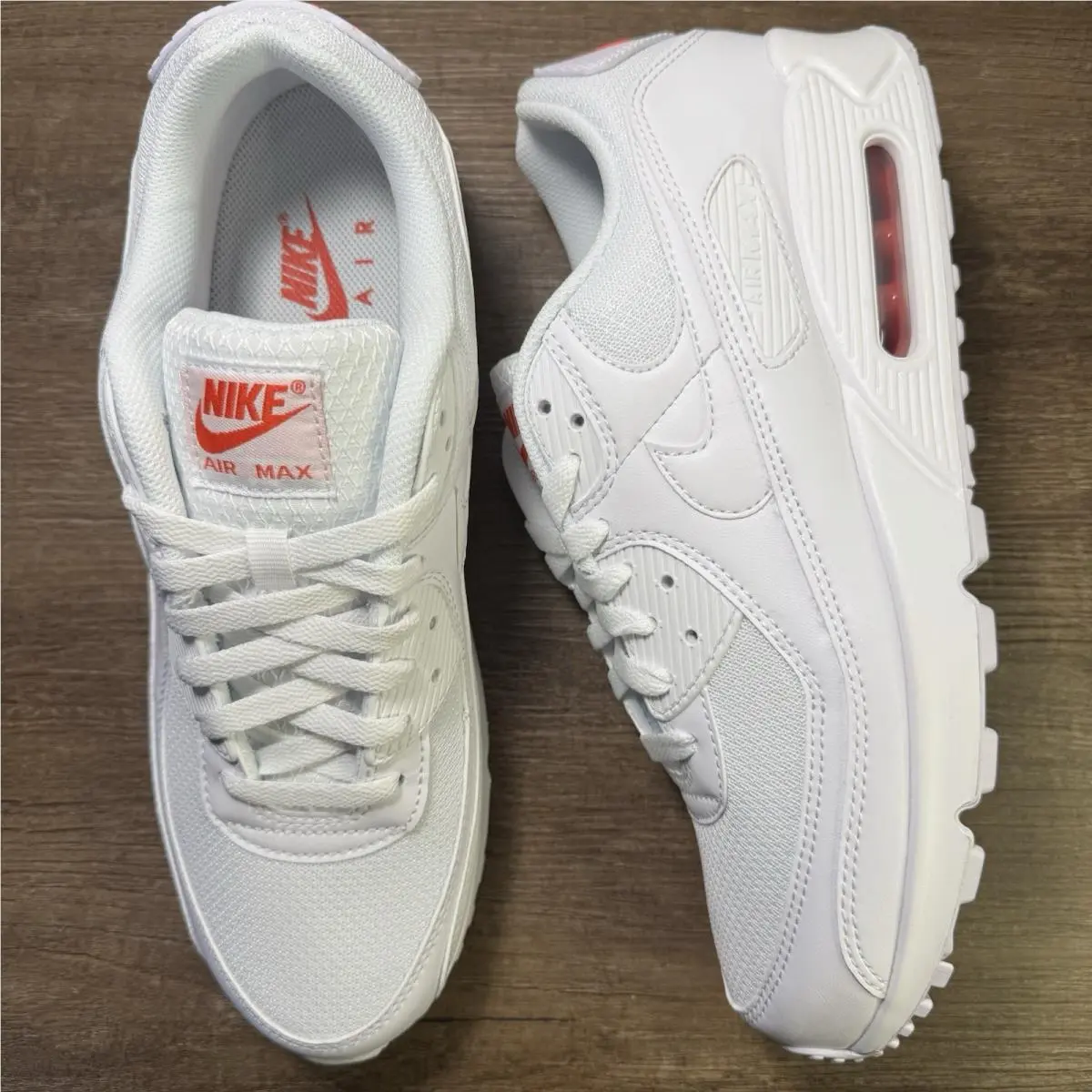 Nike Air Max 90 ‘white Light Crimson’ Men’s Size 9 DM0029-118