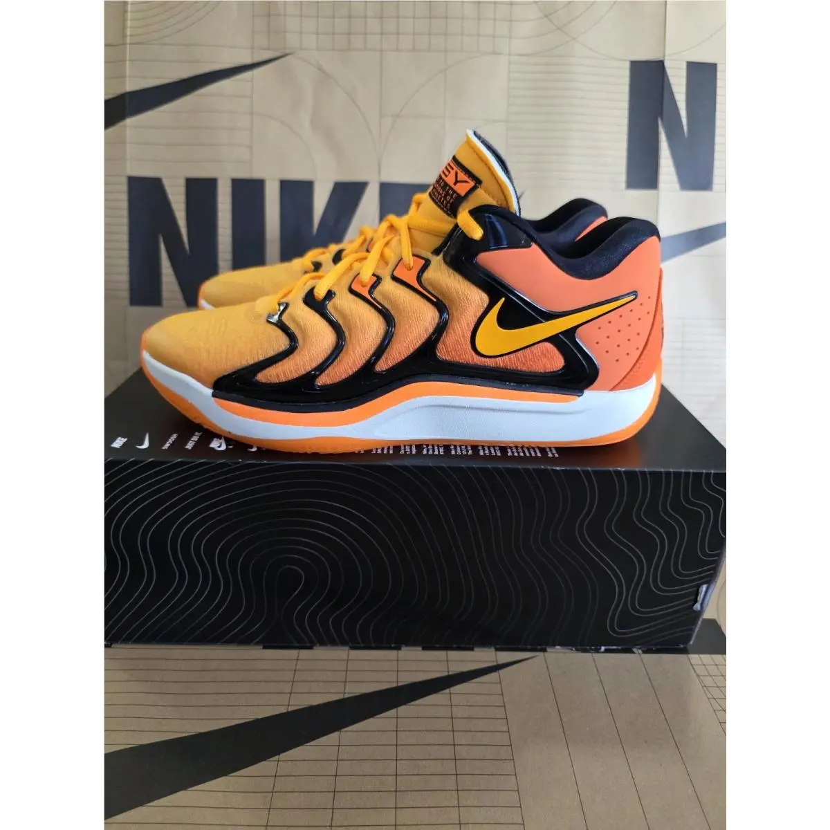 Nike shoes - Nike KD 17 - FJ9487-800 - Orange 1