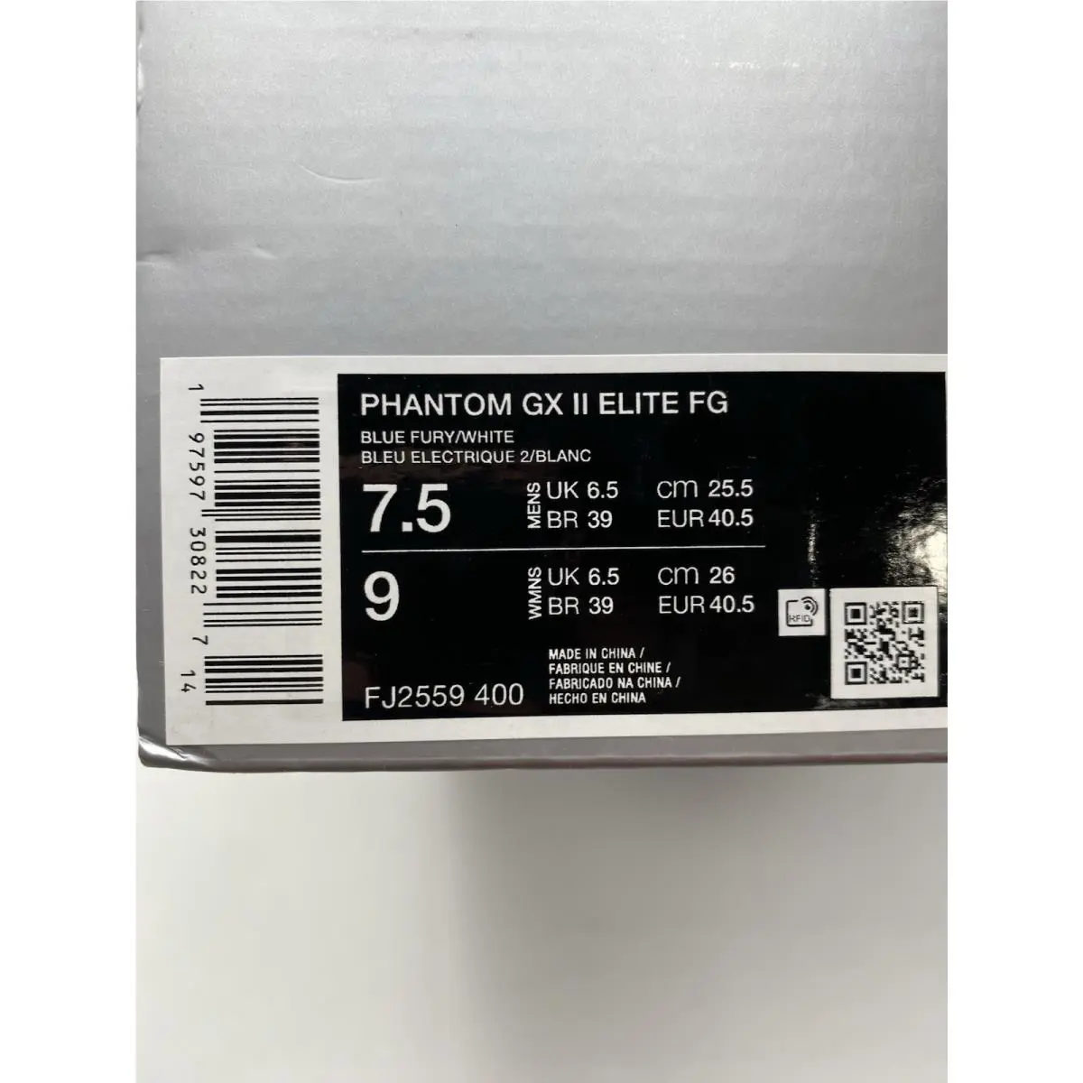 Nike shoes - Nike Phantom GX - Phantom - FJ2559 400 - Blue Fury-White (UPC: 197597308227) 7
