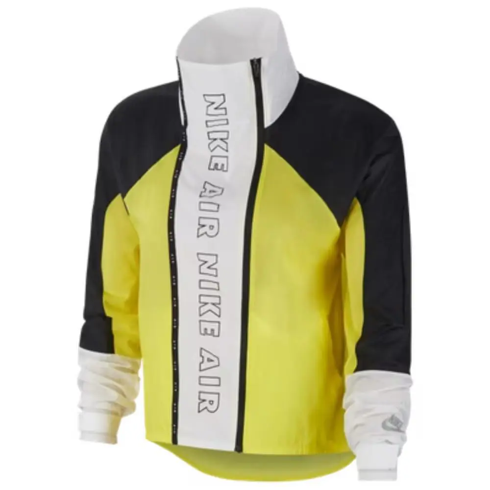 Nike Air Jacket Yellow/black CJ1874-731 Women`s Size XS Standard Fit - Multicolor