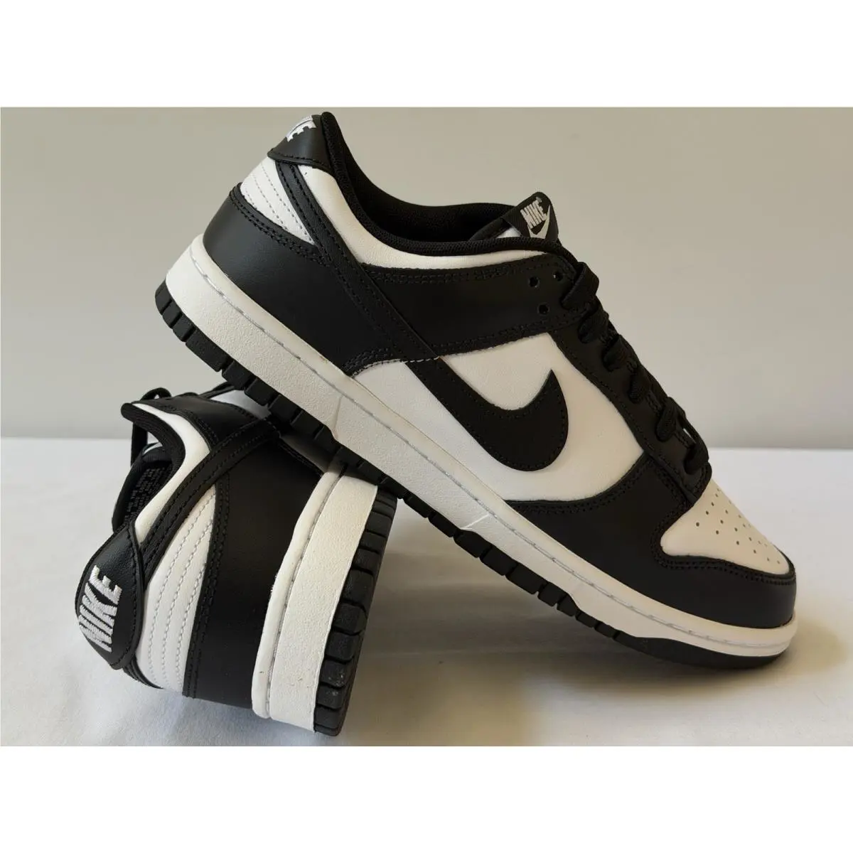 Nike shoes - nike dunk low retro - dunk low retro - black white 4