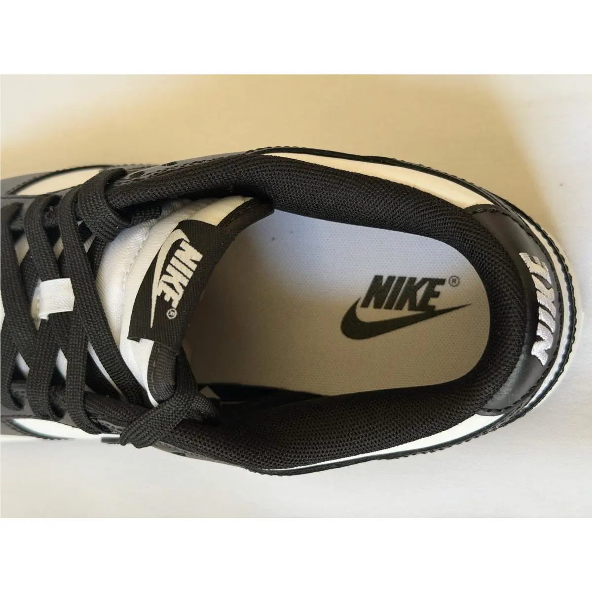 Nike shoes - nike dunk low retro - dunk low retro - black white 5