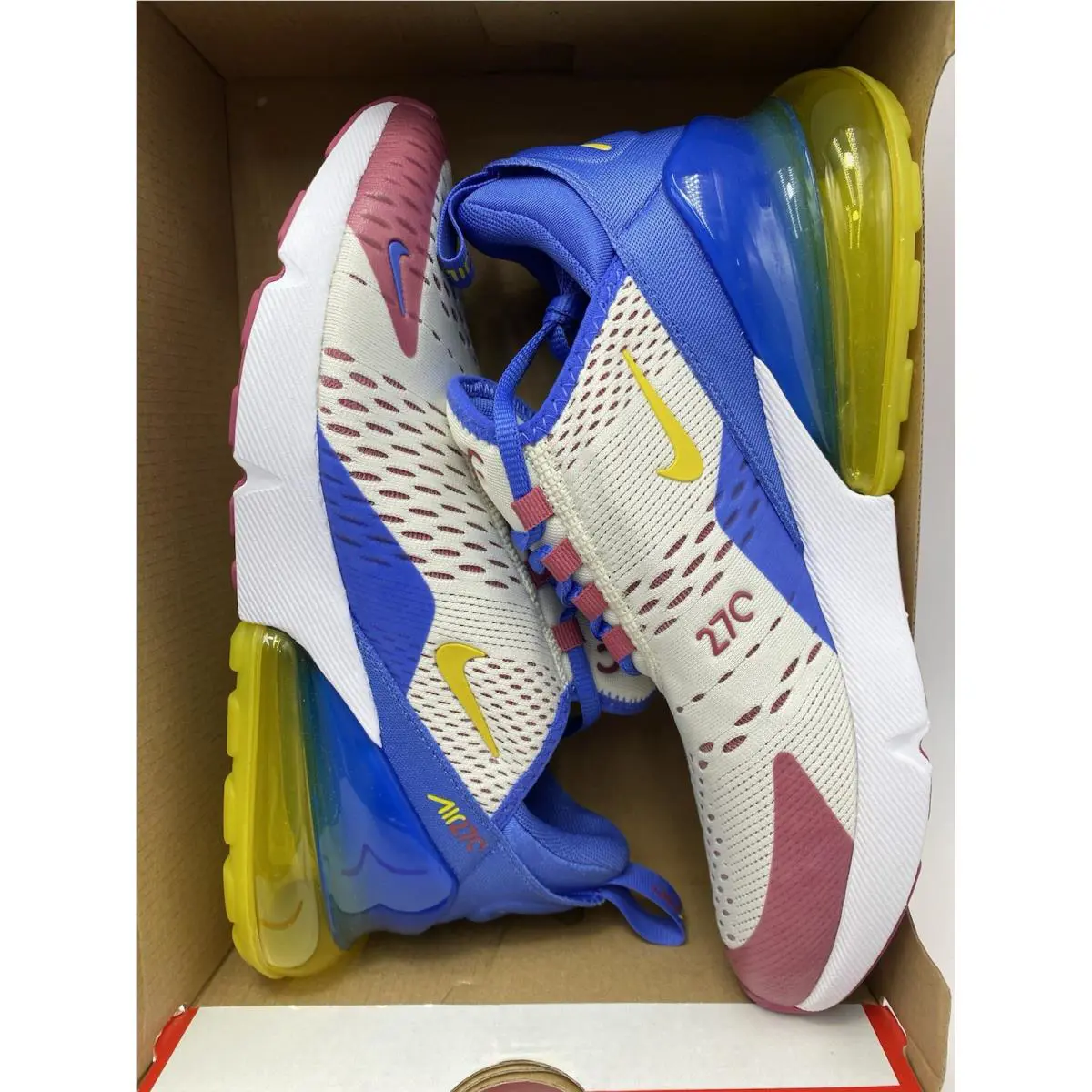 Nike shoes - Nike Air Max 270 - Air Max - Soft Pearl/Bright Citron (UPC: 198481310586) 5