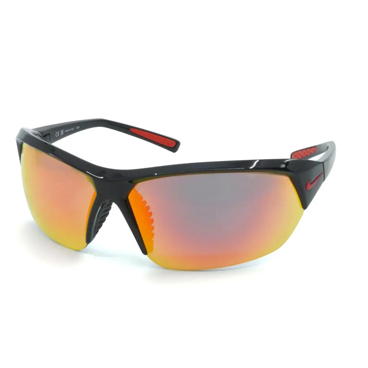 DV2163-010 Mens Nike Skylon Ace Sunglasses - Frame: Black/ University Red