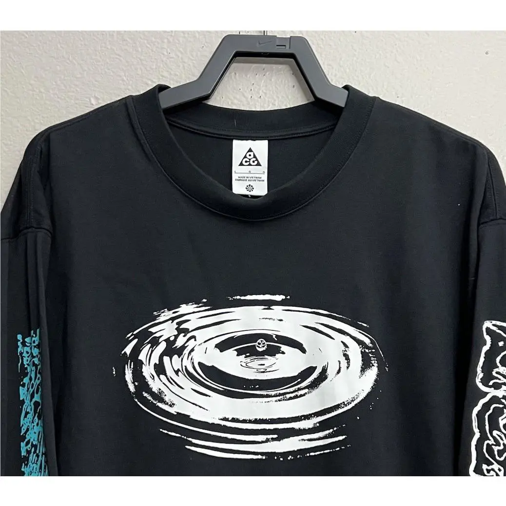 Nike clothing - Nike ACG Ripple Effect Shirt Top - FV3486-010 - Black (UPC: 196977722240) 0