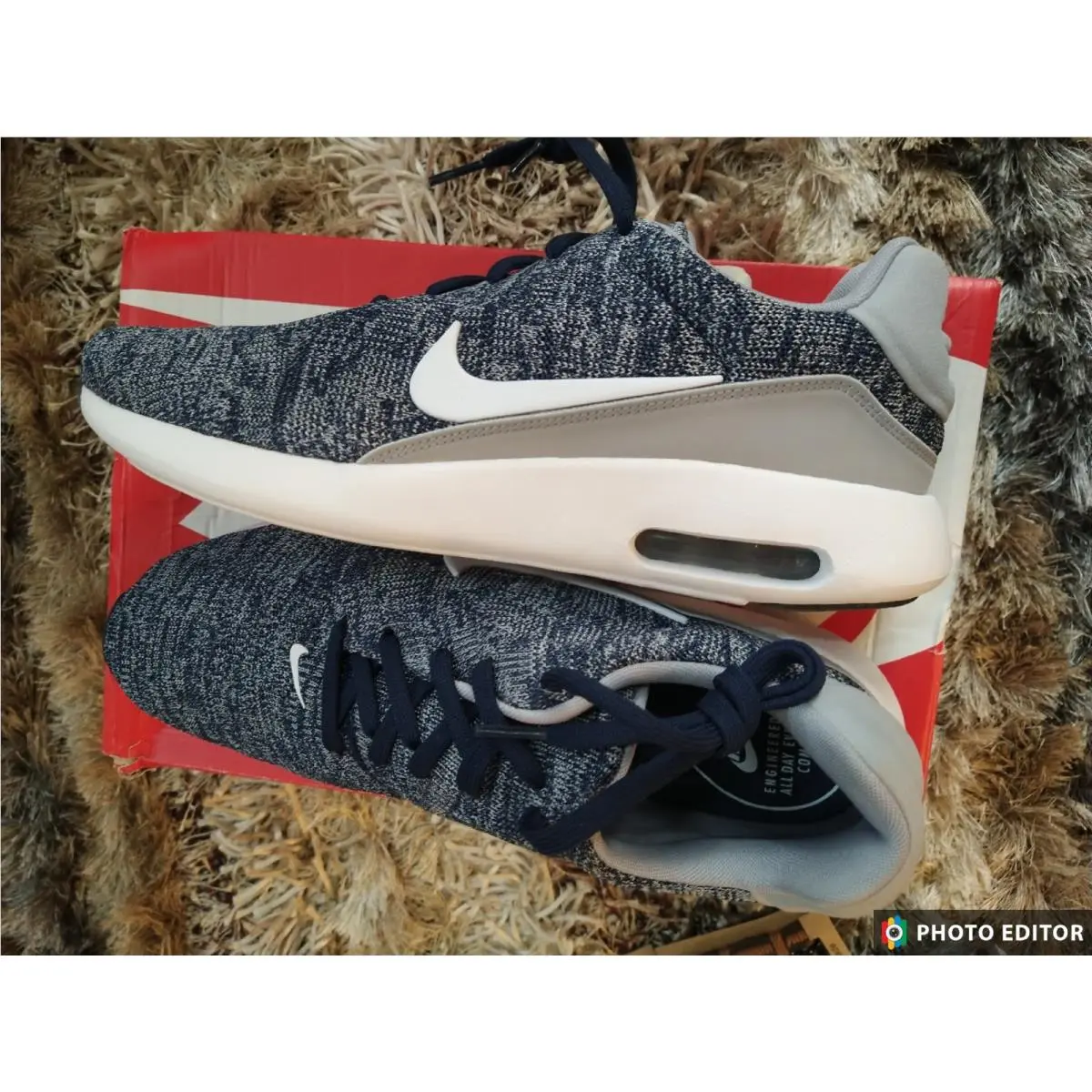 Nike shoes - Nike Modern Flyknit - Modern Flyknit - Blue, Manufacturer: COLLEGE NAVY, WHITE, WOLF GREY, MARINE COLLEGE (UPC: 884498057056) 2