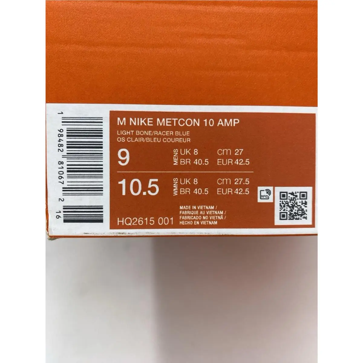 Nike shoes - Nike Metcon 9 - Metcon - HQ2615-001 - Light Bone/Racer Blue (UPC: 198482810672) 8