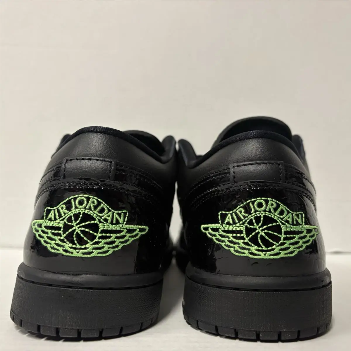 Nike shoes - Air Jordan 1 Low - Air Low - IQ9701-010 - Black/Scream Green-Black (UPC: 198728481031) 4