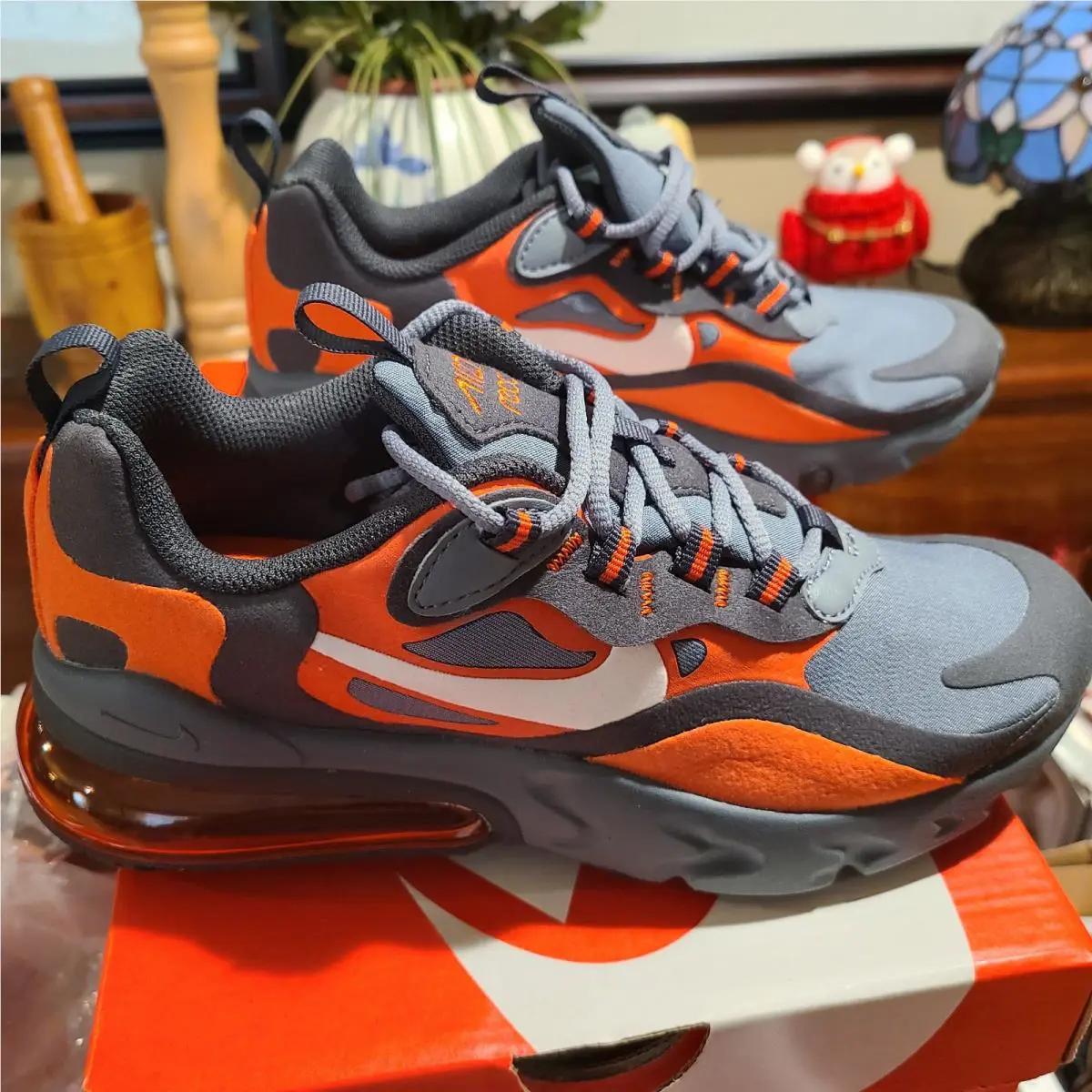 Nike shoes - Nike Air Max 270 React - Orange 1