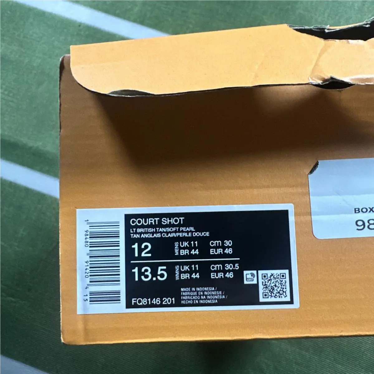 Nike shoes - NIKE COURT SHOT - COURT SHOT - FQ8146 - Brown (UPC: 198480951285) 5