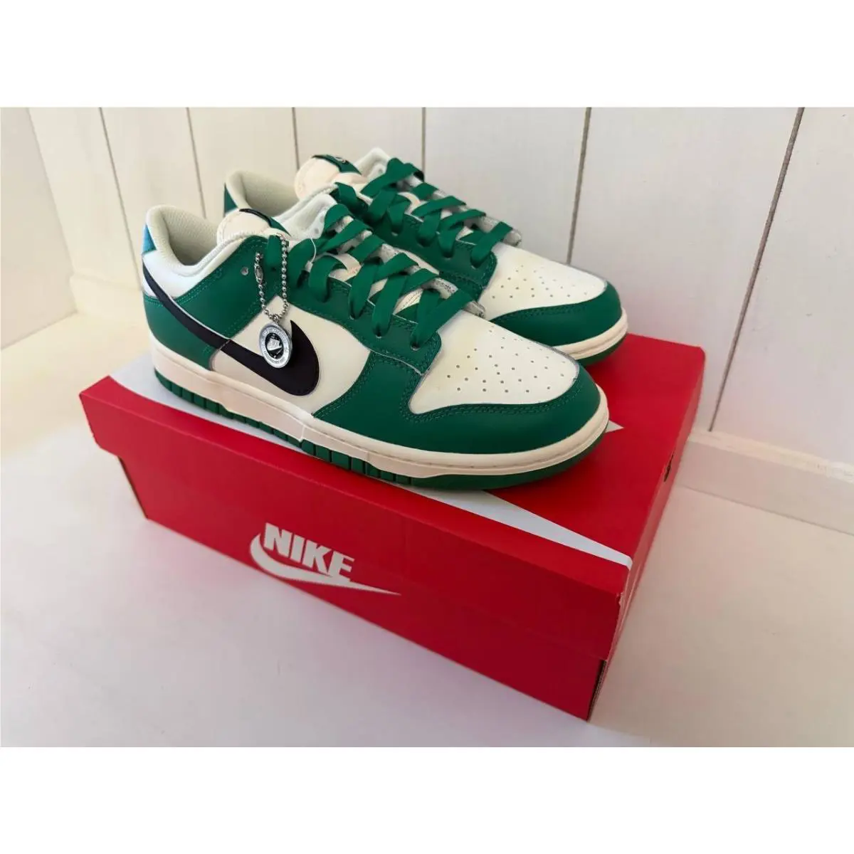 Nike shoes - Nike Dunk Low Retro Lottery - DR9654-100 - Green (UPC: 0196149456942) 7