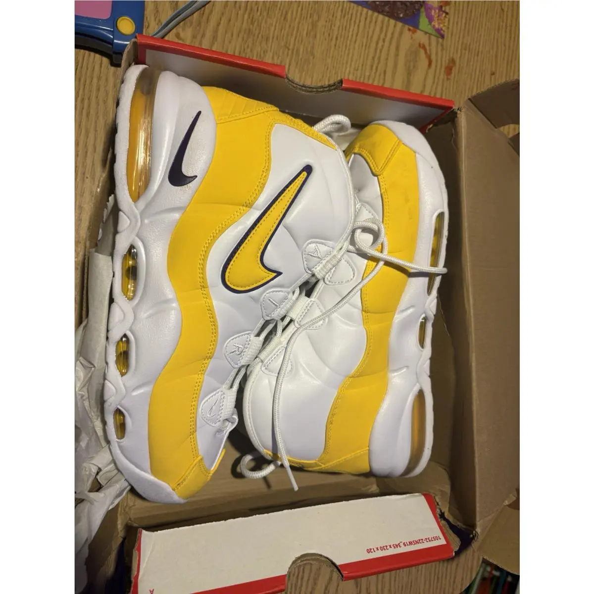 Nike shoes - Air Uptempo - Air Uptempo - White, Yellow 1