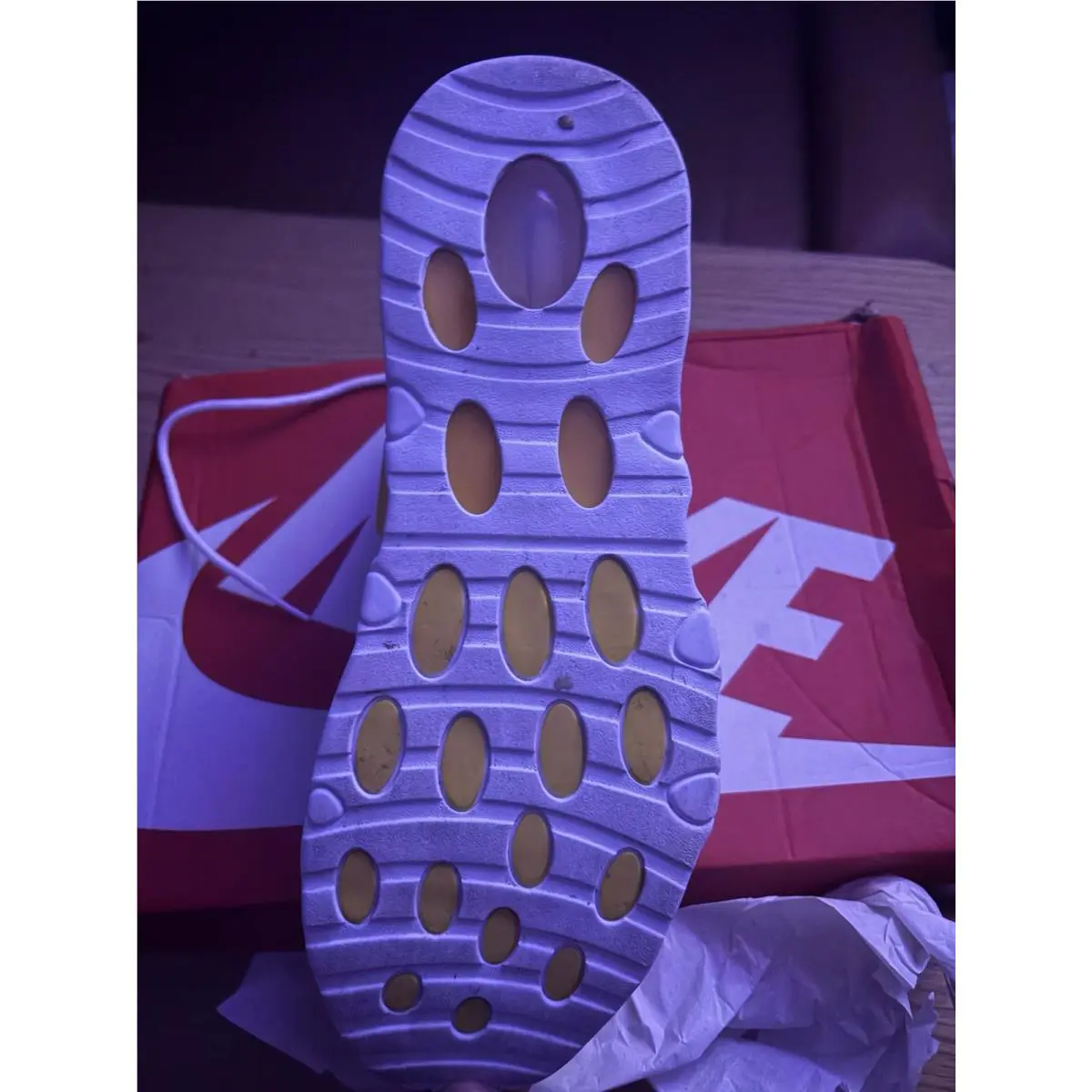 Nike shoes - Air Uptempo - Air Uptempo - White, Yellow 5