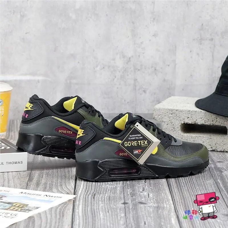 Nike shoes - Nike Air Max 90 - Air Max - Dj9779-001 - Black/Cargo Khaki/Iron Grey/Tour Yellow 16