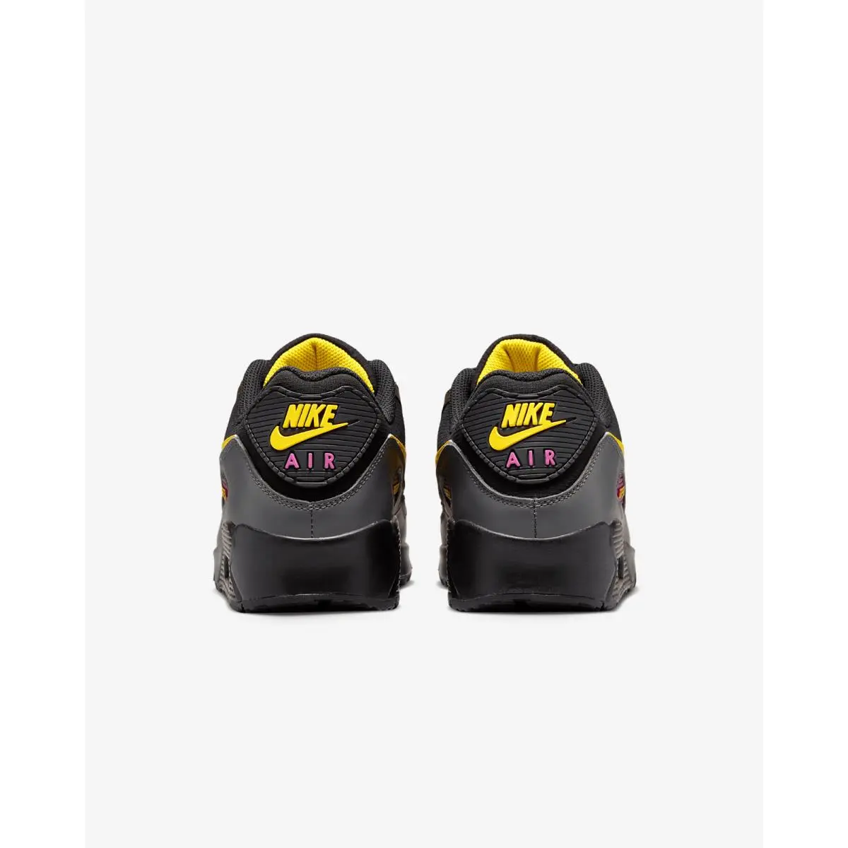 Nike shoes - Nike Air Max 90 - Air Max - DJ9779-001 - Black/Cargo Khaki/Iron Grey/Tour Yellow 18